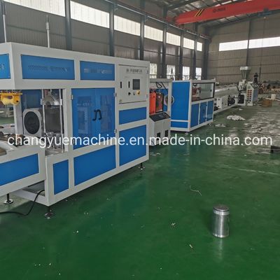 Full Intermeshing Engagement System PVC Pipe Making Machine Class for Plastic Processed