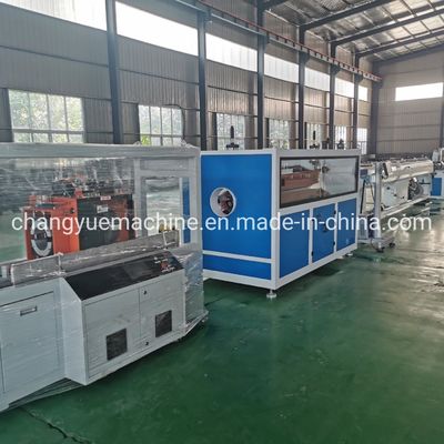 Tech Plastic Full Intermeshing UPVC Pipe Production Line with Deep Screw Channel Structure