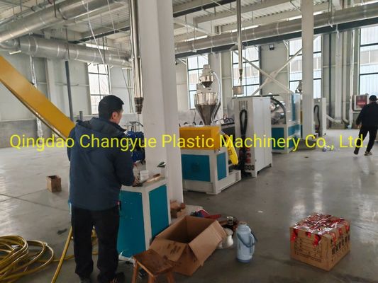 PVC Steel Wire Reinforced Pipe Production Line / Pipe Size 16-50 mm / 30-Day Refund Policy