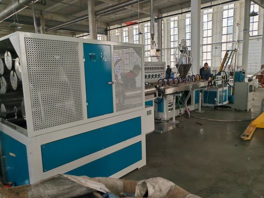 Twin-Screw Pipe Extruder PVC Making Machine for Wall Decoration Panel Production Line