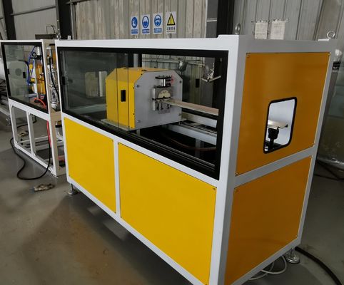 38CrMoAIA Material PVC Pipe Making Machine with 50-120mm Screw Diameter and Customizable