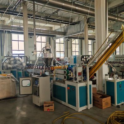 20*1.5*2.5m PVC Fibre Reinforced Pipe Making Machine with Deep Screw Channel Structure