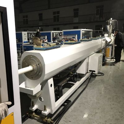 Conical Twin-Screw PVC Pipe Extruder Machine / UPVC Pipe Making Machine for Agricultural and Constructional Plumbing