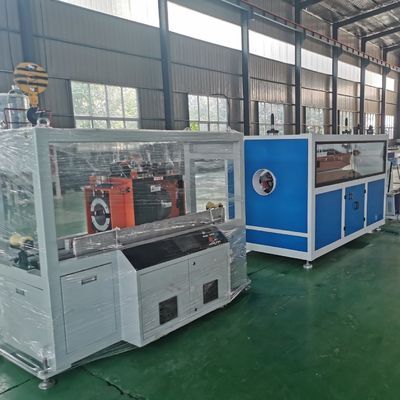 Conical Twin-Screw PVC Pipe Extruder Machine / UPVC Pipe Making Machine for Agricultural and Constructional Plumbing