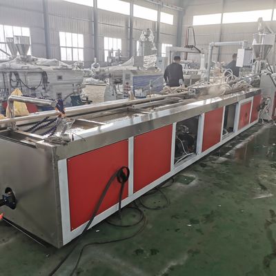 ABB / DELTA Inverter Plastic Profile Extrusion Machine for UPVC Window Door with High Precision