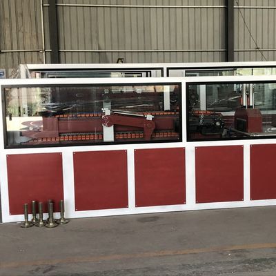 Customized UPVC Door Frame Line with Computerized and SJSZ 55/120 Twin Conical Screw Extruder