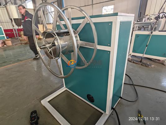 12-50 Mm PVC Fiber Reinforced Pipe Production Line / PVC Garden Hose Making Machine