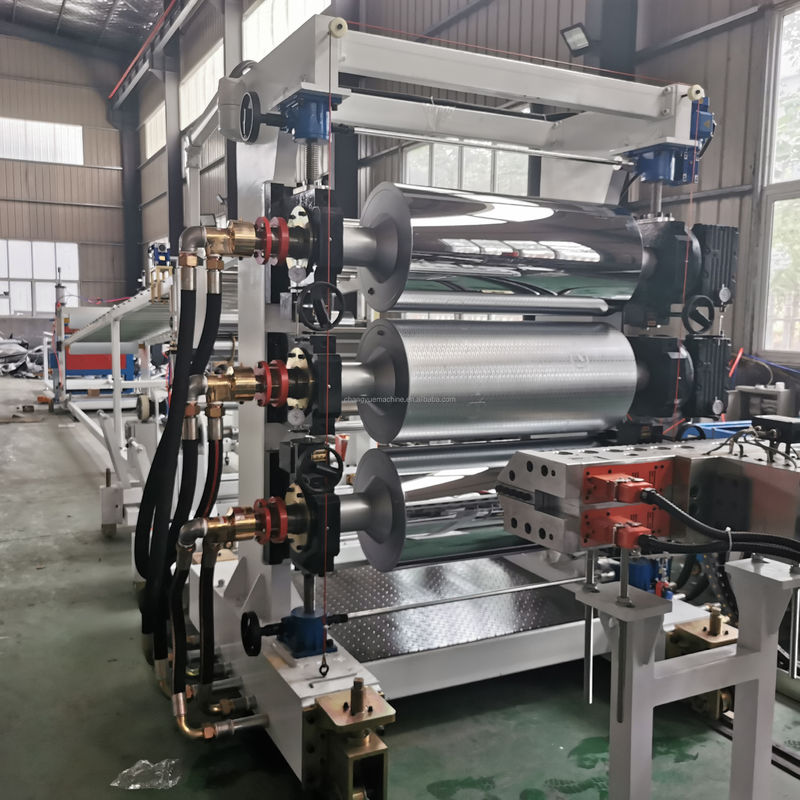 0.2-3mm Sheet Thickness Single-Screw Plastic Sheet Extruder Machine for Thermoforming