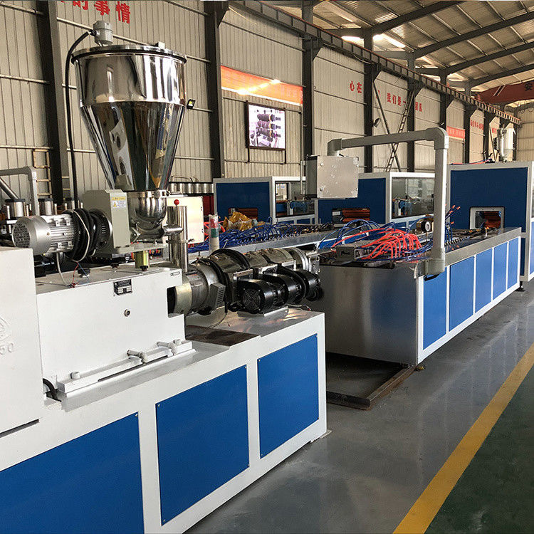 AC Motor Main Motor UPVC Window Profile Line with PVC WPC Raw Material