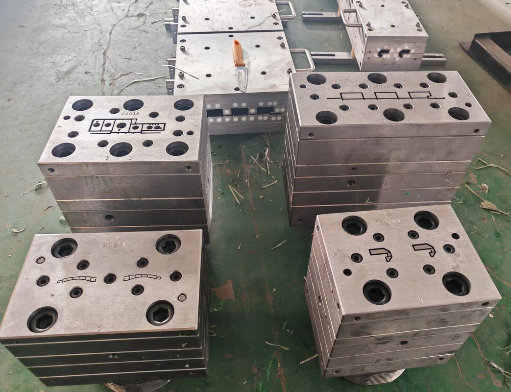 Customized Automatic Plastic Profile Extrusion Machine for PVC Door Window Profile SJSZ 55/120 Twin Conical Screw Extruder