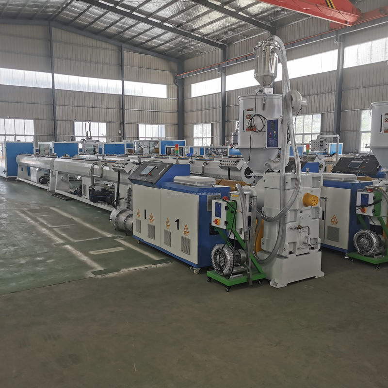 High Speed Single-screw HDPE/PPR Water Supply Pipe Extrusion Making Equipment 20-110mm