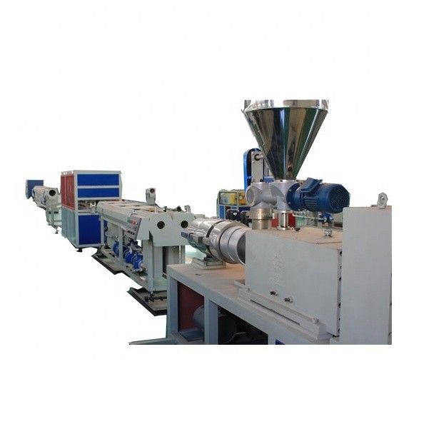 PLC Controlled PVC Conduit Pipe Making Machine For Vacuum Cleaner Hose
