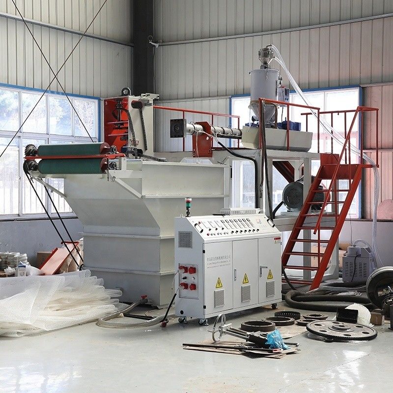 HDPE/PP Plastic Processed 2D/3D Geo Net Making Machine with 38CrMoALA Screw Material