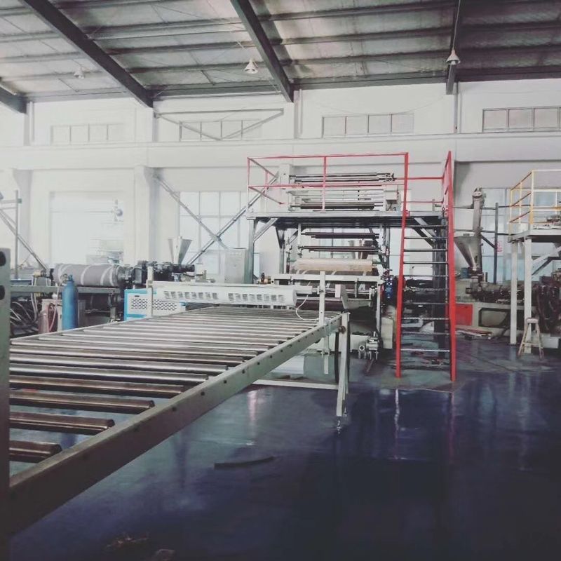 Customized PVC Marble Sheet Machine and Automatic with SJSZ 80/156 Extruder Model