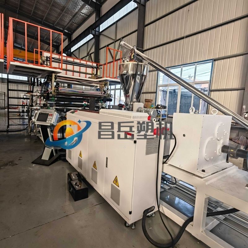 SJSZ 80/156 PVC Sheet Extrusion Machine 350Kg/H-450Kg/H PVC Sheet Line