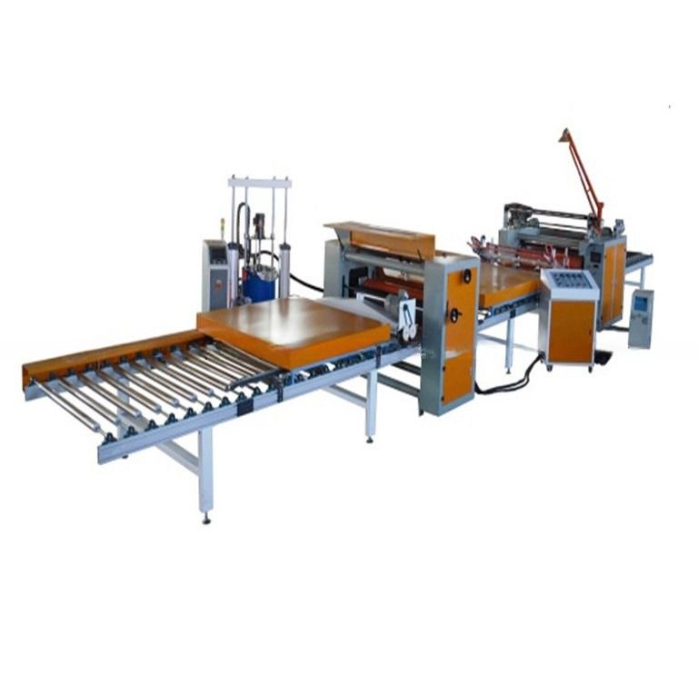 Woodworking PVC PUR Laminating Machine Automatic Film End Cutting