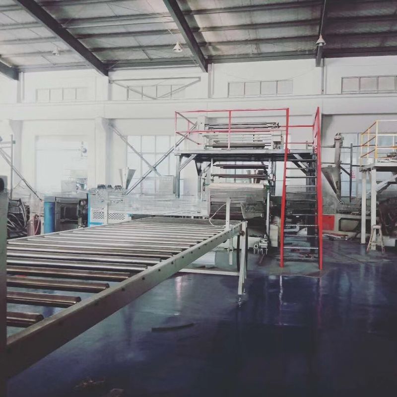 Artificial Marble PVC Sheet Extrusion Line Computerized Plastic Board Extruder