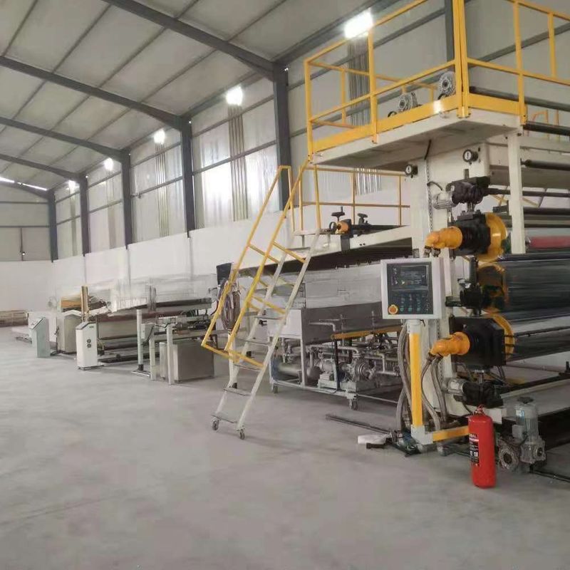 PE PP ABS PMMA Sheet Production Line With Deep Screw Pipe Channel Technology