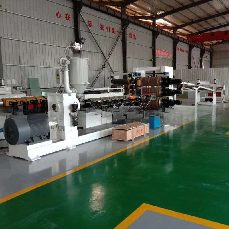 PP Plastic Processed German Technology PE ABS Sheet/Board Production Line 35*3.5*3.5m