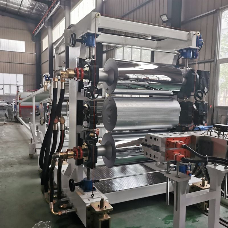 Customizable SJ 120 Plastic Sheet Extruder for PMMA ABS Luggage Suitcase Sheet Making