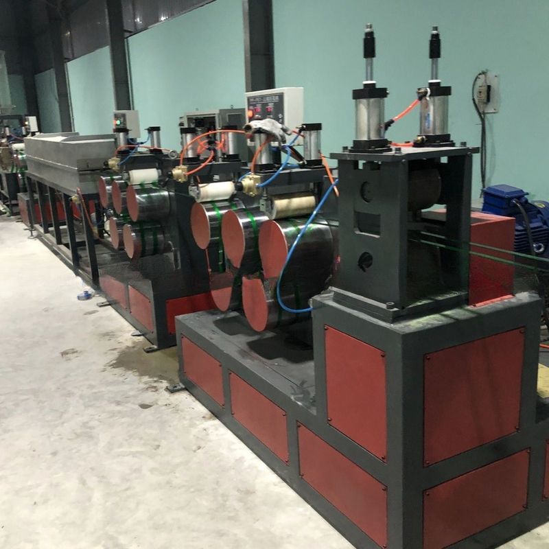 Highly Strap Band Production Line with Screw Channel Structure Deep Screw 0.5-1.5mm Thickness 500.00cm * 250.00cm * 200.00cm Package Size