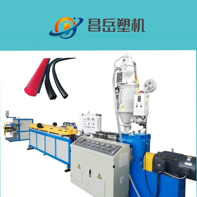 PVC Single Wall Corrugated Pipe Making Machine Plastic Extrusion Line and Performance