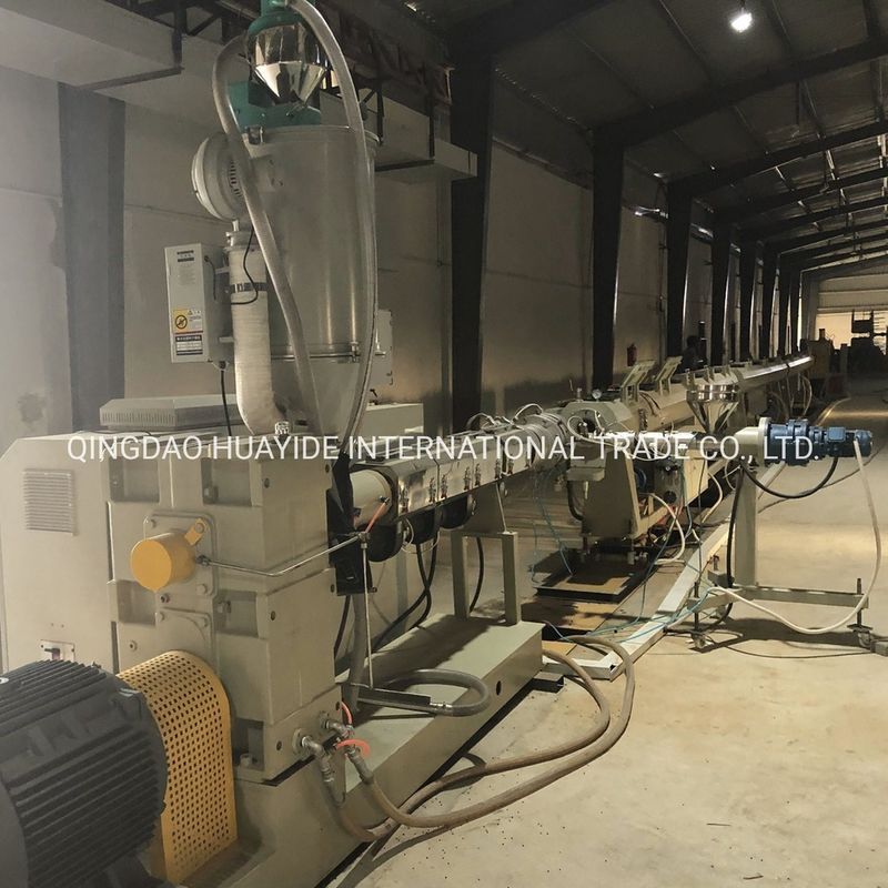 Single-Screw Design Plastic Water/Gas Supply Pipe Production Line for Exhaust Systems