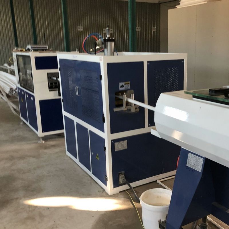 Long Usage Life Deep Screw PE PPR Pipe Production Line with Screw Channel Structure