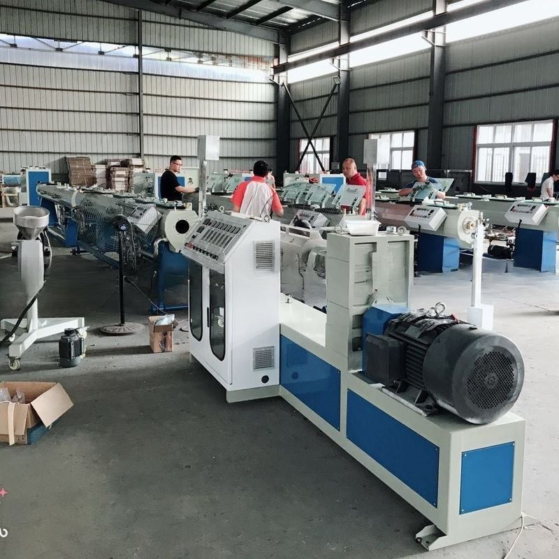 Exhaust HDPE Pipe Production Line with Deep Screw Channel Structure and Performance