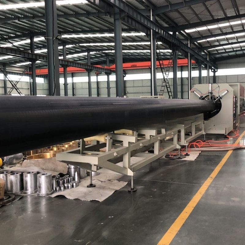 HDPE Pipe Extrusion Line with Deep Screw Structure in Qingdao Port