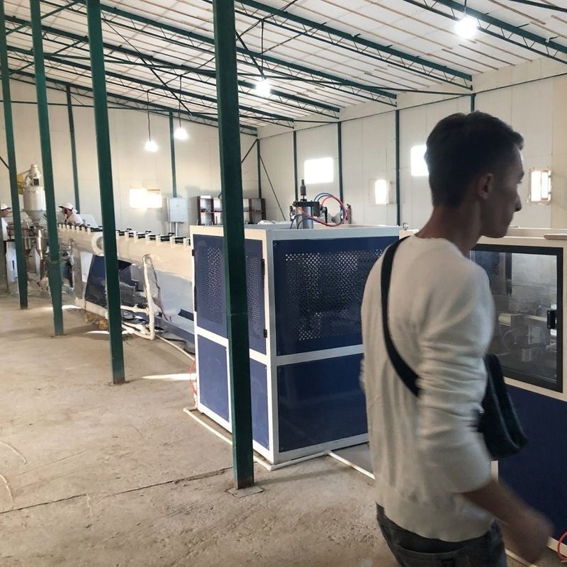 PPR Pipe Production Line with Deep Screw Screw Channel Structure and PE Plastic Processed