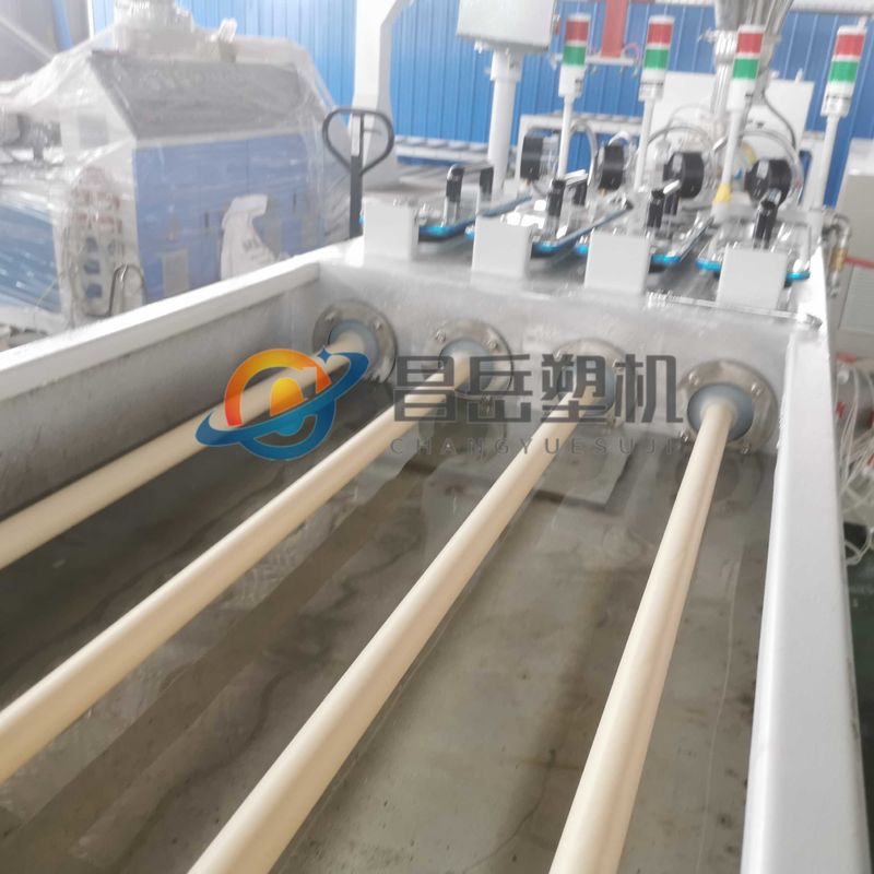 Customized Dual PVC CPVC UPVC Electricity Cable Conduit Pipe Extrusion Line 65/132