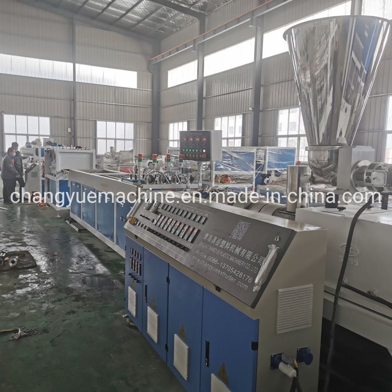 25*1.5*3.5m PVC Pipe Extrusion Molding Machine for Satisfied 4 Cavity Production Line