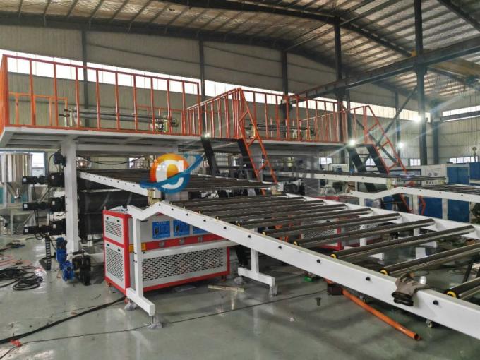 PVC Plastic Artificial Marble Sheet Extrusion Machine