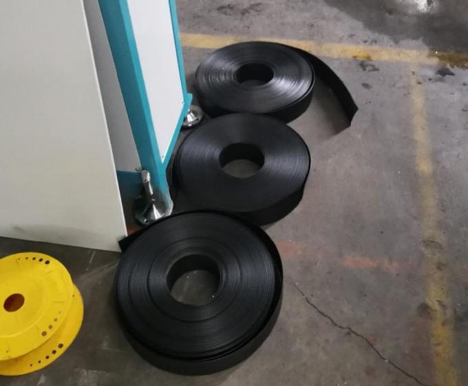 Plastic Extruder Machine / PE/PP Fiber Straping Extrusion Making Machine High Speed Geo Strap Production Line