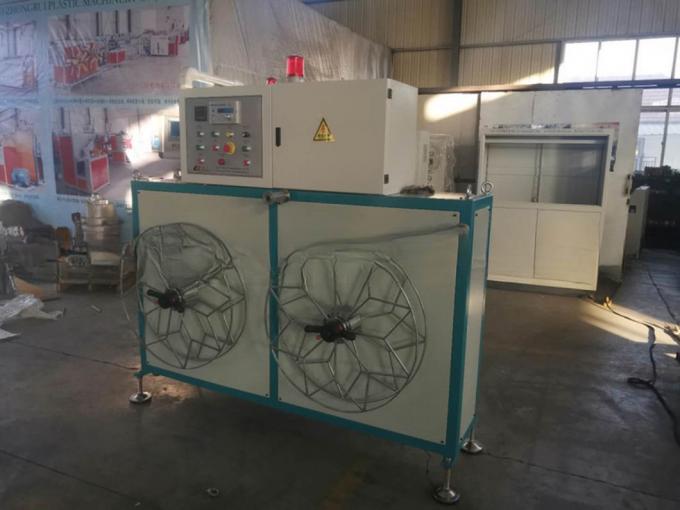 Plastic Extruder Machine / PE/PP Fiber Straping Extrusion Making Machine High Speed Geo Strap Production Line