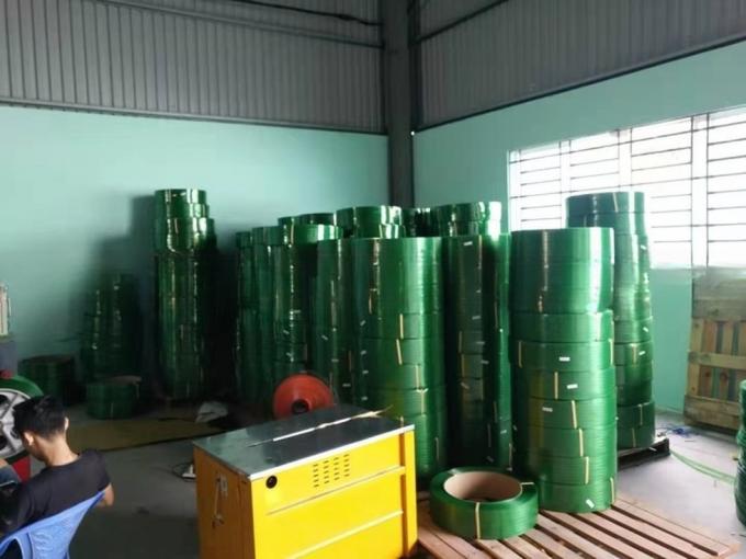 Plastic Extruder Machine / PE/PP Fiber Straping Extrusion Making Machine High Speed Geo Strap Production Line