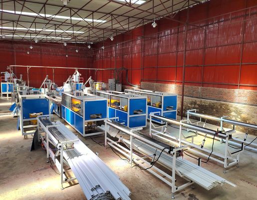 Plastic Profile Extrusion Machine For UPVC Window And Door Profiles With Light Weight