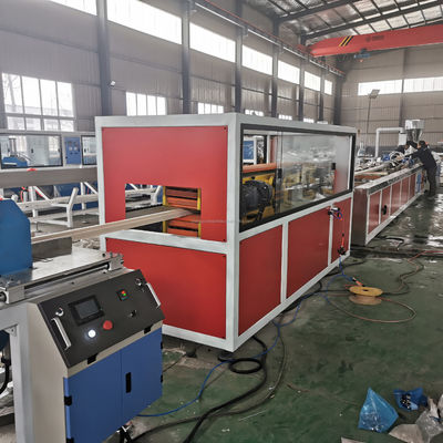 Plastic Profile Extrusion Machine for WPC / PVC Solid Door Frame Production Line