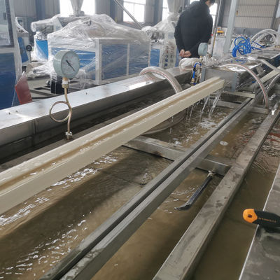 Plastic Profile Extrusion Machine for WPC / PVC Solid Door Frame Production Line