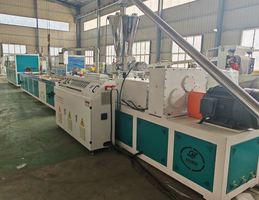 Plastic Profile Extrusion Machine for WPC / PVC Solid Door Frame Production Line
