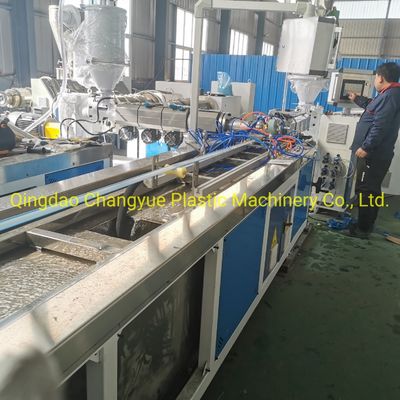 Automatic Temperature Controlling PVC Profile Extrusion Machine for PVC Label Holder Line